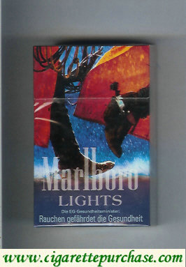 Marlboro Lights hard box cigarettes